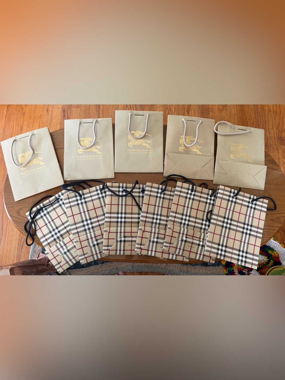 Authentic Burberry Gift Bags!!